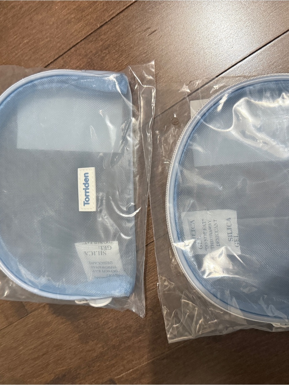 Torriden Blue Travel Pouch - Light Blue Accessory Organizer